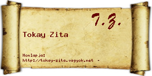 Tokay Zita névjegykártya
